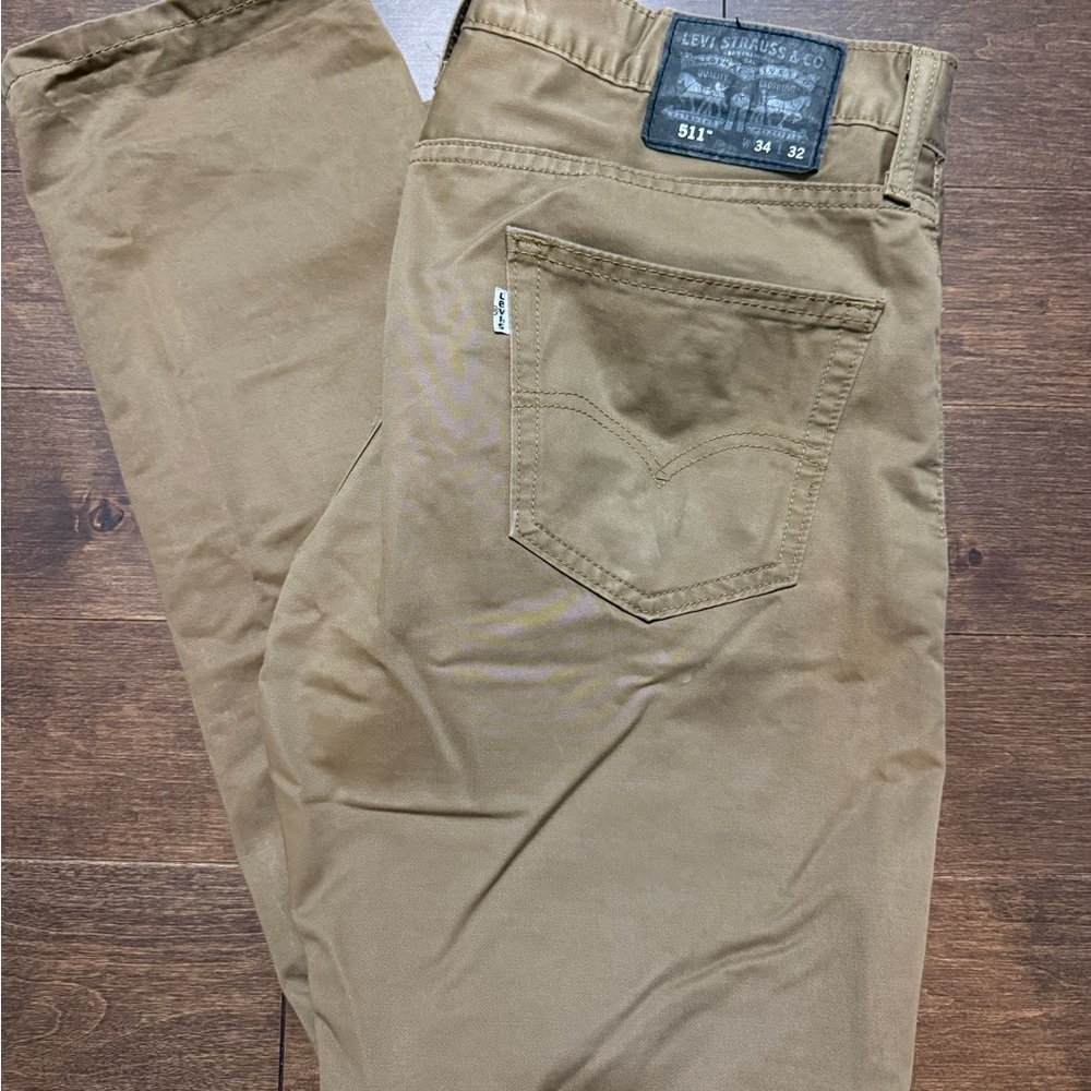 Levi's Tan 511 Slim Fit Jeans